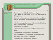 Tablet Screenshot of erich-dittmann.de